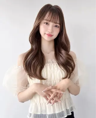 セミロング レイヤー×髪質改善 hinanoのヘアスタイル