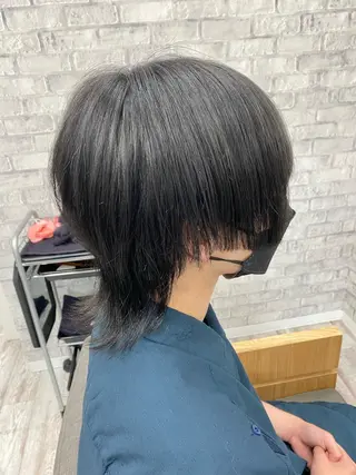 ミディアム カラー パーマ ヘアアレンジ メンズ キッズ ネイル マツエク・マツパ アイブロウ 🔥漢髪特化メンズ マネージャーYUKIのヘアスタイル