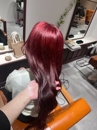 ロング カラー ヘアアレンジ 💠urara opus💠🩵のヘアスタイル