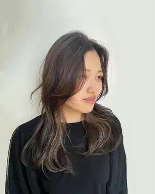 セミロング 【アクイール】やまだ みなのヘアスタイル