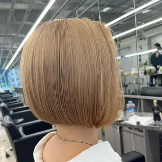 ミディアム カラー ダブルカラー/ ケアブリーチ/クニトのヘアスタイル