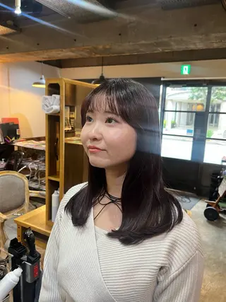 カラー 松原 樹里のヘアスタイル