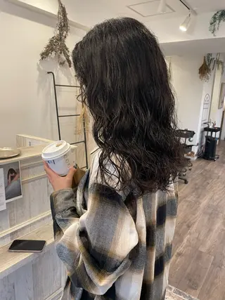 セミロング パーマ m ā l o.🌷 サカモトマイコのヘアスタイル