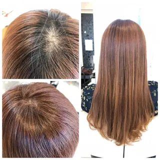 セミロング カラー トップスタイリスト 石川みやびのヘアスタイル