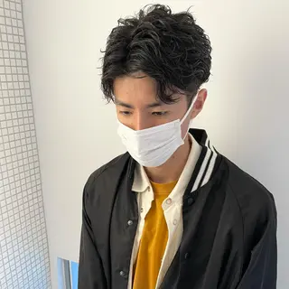 ショート カラー パーマ メンズ 🔥メンズカラー🔥 セヤシュウヘイのヘアスタイル