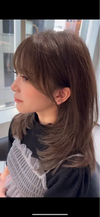 セミロング トレンド韓国ヘア/ kenshinのヘアスタイル