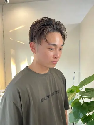 メンズ 長山 茉白のヘアスタイル