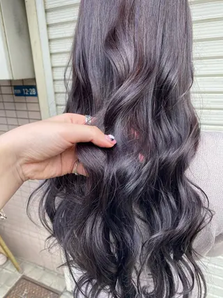 ロング カラー 枚方 tomee 🦋南部 しほ🦋のヘアスタイル