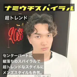 パーマ メンズ メンズサロン rootのヘアスタイル