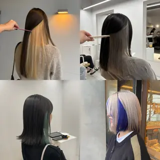 カラー 透明感/艶髪カラー/ 韓国/rinaのヘアスタイル