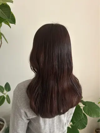 ロング FILMS haru 暖色/ぱつっとbobのヘアスタイル