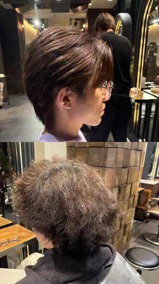 メンズ レイヤーカット/ 髪質改善/安田憲哉のヘアスタイル