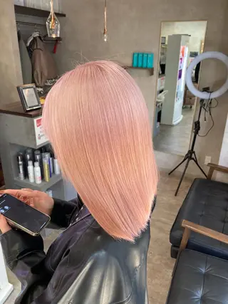 ミディアム RIENS xrea一樹のヘアスタイル