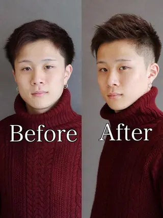 メンズ PORTE HOMME PRES所属・佐藤 純のヘアスタイル