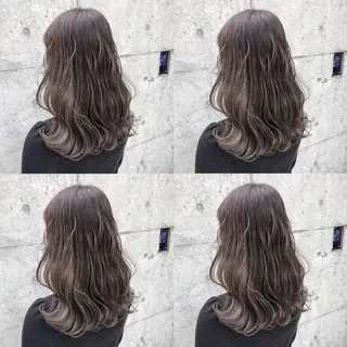 ロング カラー ヘアアレンジ ネイル マツエク・マツパ M字・前髪割れ 改善メンズ特化/栢沼のヘアスタイル