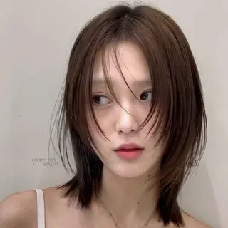 ミディアム カラー 🌿ボブ パーマ高橋啓太🌿のヘアスタイル