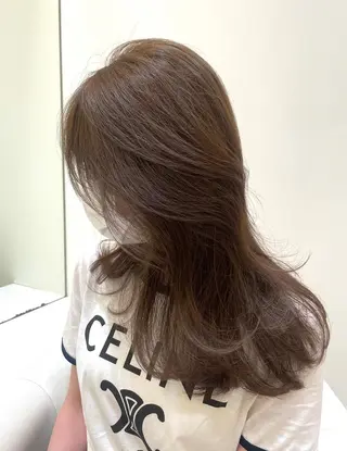 ロング 韓国風🤍 イワサキ　リコ🍒のヘアスタイル