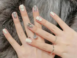 ネイル Hana Bloom Nail💜Akiのネイルデザイン