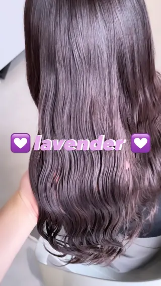 ロング カラー 黒田 優里 🎀🫧のヘアスタイル