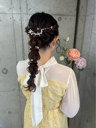 ロング ヘアアレンジ 美髪× ヘアセット✨Araiのヘアスタイル
