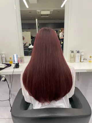 ロング カラー ヘアアレンジ 💗横浜美容室 💗HARUNAのヘアスタイル