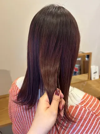 ミディアム カラー ‎🤍江坂 ハヤシアヤナ‎🤍のヘアスタイル