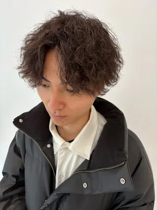 パーマ メンズ moiBlanc所属・パーマ/ショートボブ Aoyagiのヘアスタイル