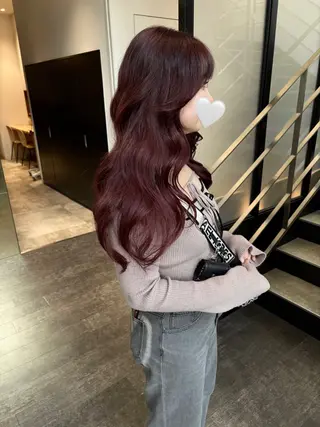 ロング カラー mao | 柔らか艶カラー🫧のヘアスタイル