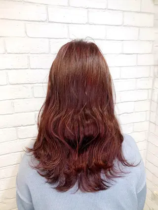 ミディアム カラーアンドケアリタ kitamuuuのヘアスタイル