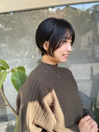 ショート アートディレクター ワダヒサノリのヘアスタイル