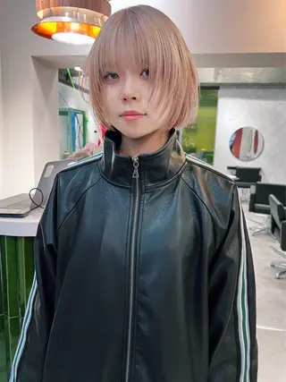 ショート カラー 🧡色落ちまで2度 楽しめる🧡ヨシキのヘアスタイル