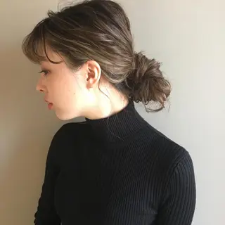 カラー ヘアアレンジ レイヤーカット BLend 渋谷のヘアスタイル