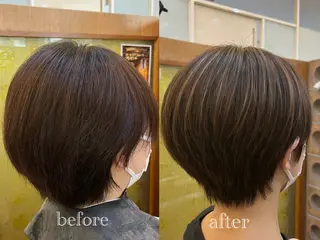ショート カラー 🥀透明感カラー/ 髪質改善🥀ユイキのヘアスタイル