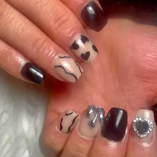 ネイル Feel ‪‪☺︎‬Yuriaのネイルデザイン