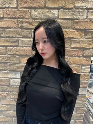 ロング Miyuu🎀カラー ・束感マツエク👀✨のマツエク・マツパデザイン
