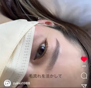 アイブロウ TREND.1988所属・【眉】📍表参道& 横浜 zukkiiの眉毛・アイブロウイメージ