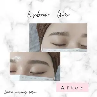 アイブロウ Luana wax 🐚根本のエステ・リラクイメージ