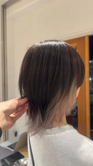 ショート カラー 🎨ハイトーン/ウル フ/ローライト/大夢のヘアスタイル