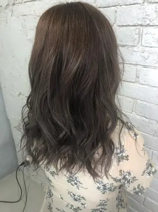 セミロング 透明感カラー/メンズ 特化kazumaのヘアスタイル