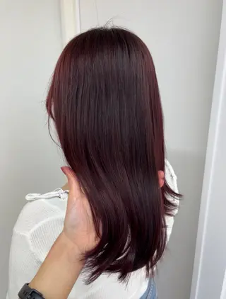 カラー ヘアアレンジ 似合わせ顔まわり カット💛森尾真由美のヘアスタイル