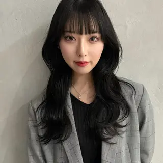 ロング カラー 本場の韓国ヘア 🇰🇷 中尾 崇人のヘアスタイル