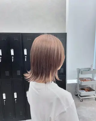 ショート カラー ヘアアレンジ 神戸三宮ダメージレス ブリーチ特化 麟太郎のヘアスタイル