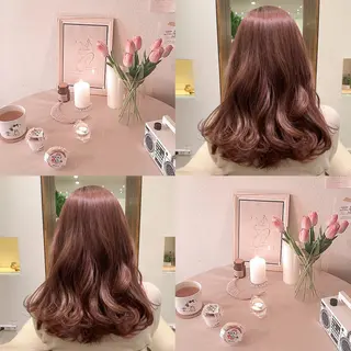 ロング カラー 【完全個室】髪質改善 暖色カラー/山崎唯奈のヘアスタイル