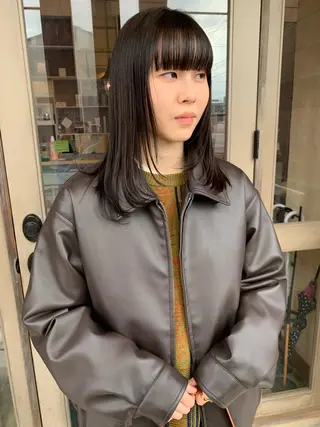 ロング カワサキ マホのヘアスタイル