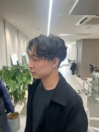 メンズ メンズカット 鈴木ルナのヘアスタイル