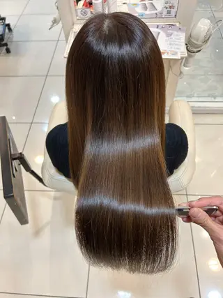ロング 高橋 佑のヘアスタイル