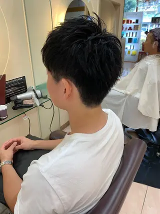 ショート メンズ 中根　いち 美髪を作るプロのヘアスタイル