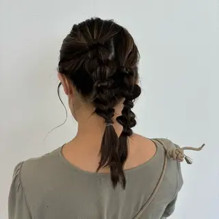 ヘアアレンジ Ayano‪‪🎀似 合わせ×透明感🎀のヘアスタイル