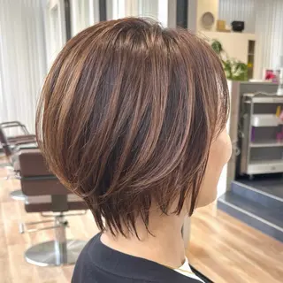 ショート カラー STYLE エキシティ店所属・杉原魁/髪質改善/ 似合わせパーマのヘアスタイル