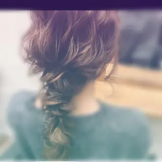 セミロング カラー パーマ ヘアアレンジ メンズ キッズ ネイル マツエク・マツパ premier modelsのヘアスタイル